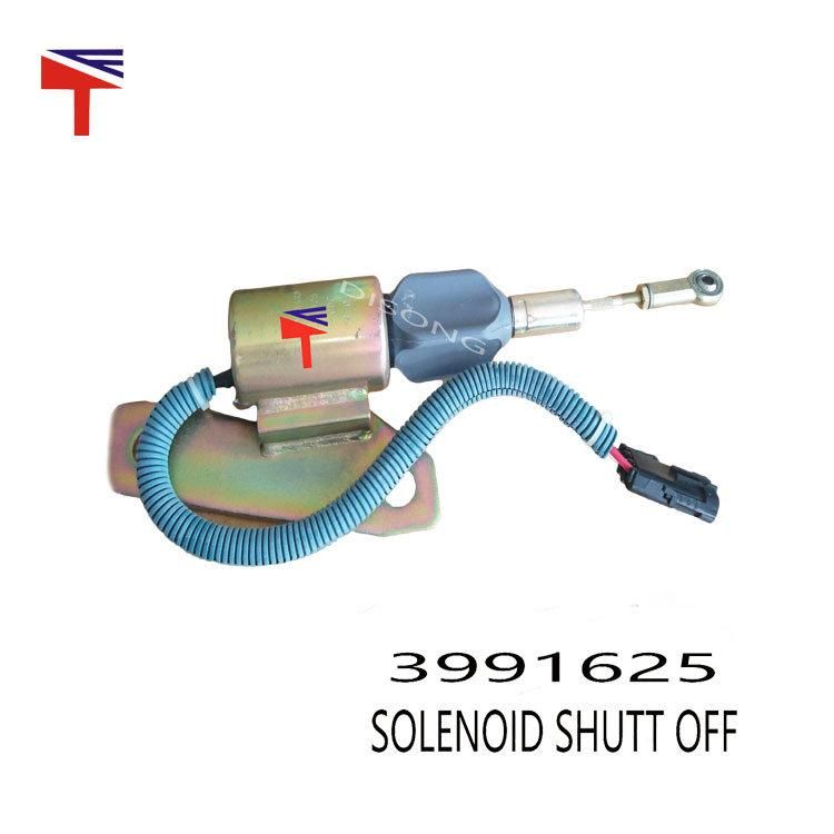 Excavator Spare Parts Stop Switch Solenoid Shutt off 3991625