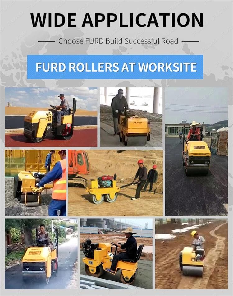 Hydraulic Compactor 4 Ton Double Drum Asphalt Road Roller for Sale Fyl-1400