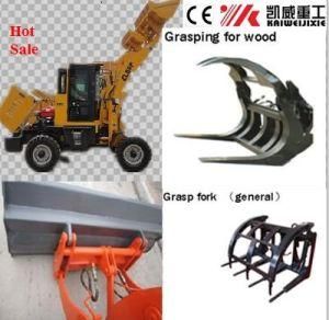 Mini Wheel Loader Zl08 with Log Grab