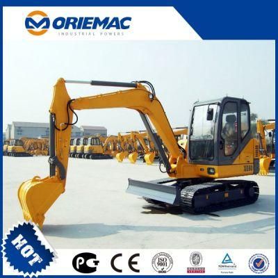Oriemac Construction Machinery Official Xe60d 6ton Mini Digger Hydraulic Crawler Excavator with Hammer