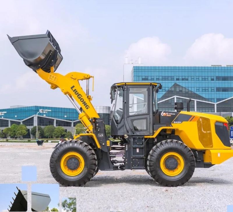 4 Ton Clg842h Wheel Loader with EPA EU Stage II Engine