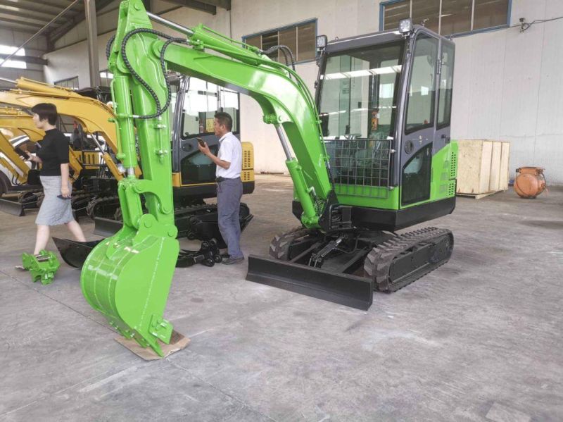 Micro Crawler Backhoe Excavator Digger Excavator for Sale UK with Ce Certification