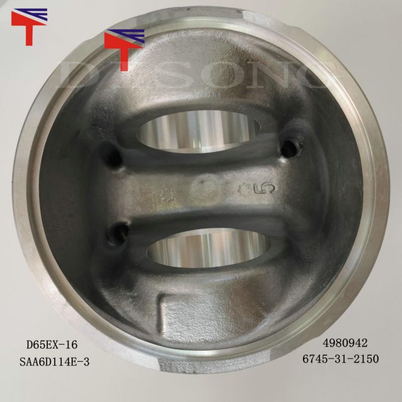 High Quality Diesel Engine Mechanical Parts Piston 6745-31-2150 for Engine Parts SAA6d114-3 Construction Bulldozer Parts D65ex-16 Generator Set