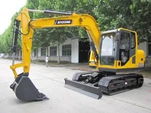 Baoding Machinery Crawler Excavator 8ton/0.4cbm Bucket with Competitive Price