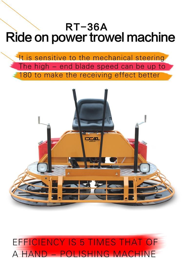 1000mm Rt-36A Driving Power Trowel with Honda Gx690