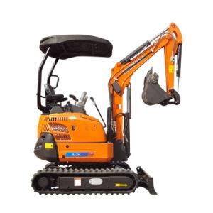 Hightop Brand 1.6ton Hydraulic Small Digger/Excavator Mini Bagger with Bucket 0.045cbm Hot Sale