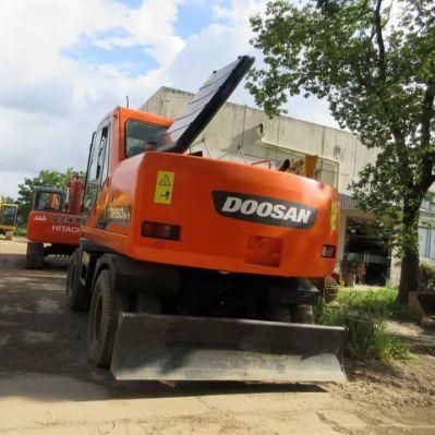 Used Doosan Wheel Excavator Earthmoving Machinery