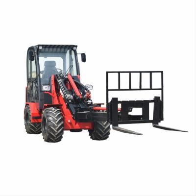 Articulated Compact Farm Bucket Shovel Construction Equipment Machinery Mini Wheel Loader for Sale