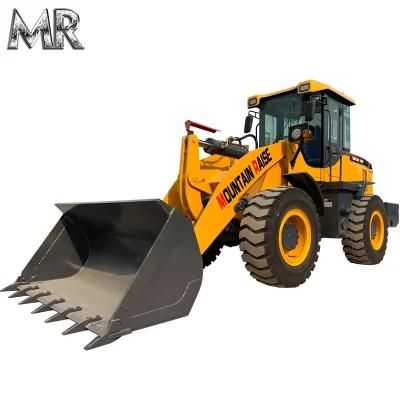 Construction Front Payloader Earth-Moving Machinery Heavy Large 3ton Wheel Loader