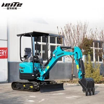 Multifunction 1-2 Ton Excavator Smallest Excavator Prices, Higher Quality 2 Ton Mini Excavator