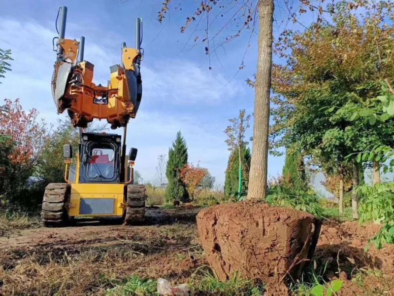 Mini Tree Spade Bucket Moving Machine Price Small Tree Transplanter for Sale