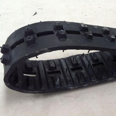 High Pulling Force Tractive Robot Rubber Track 140*80*33