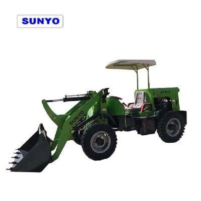 Sy916 Model Sunyo Brand Mini Wheel Loader as Mini Excavator, Tractor, Skid Steer Loader