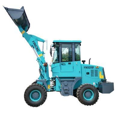 Mini Articulated Wheel Loader 1.2ton Cheap Mini Wheel Loader