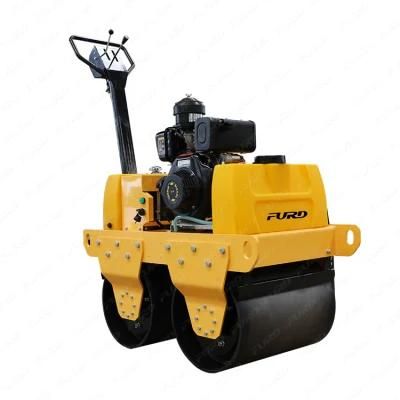 Hand Guided 550kg Double Drum Vibratory Road Roller Soil Compaction Machine