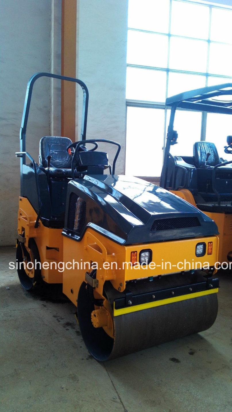 2000kg Full Hydraulic Vibratory Road Roller with Double Drum Jm802h