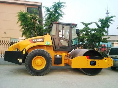 Hor Sale 16ton Mechanical Road Roller Xs163j with Air Conditioner in Tanzania