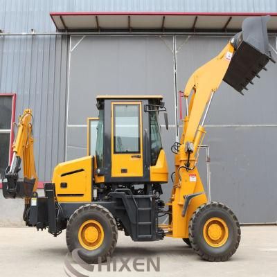 Mini Backhoe Wheel Boom Used Loaders with Spare Parts