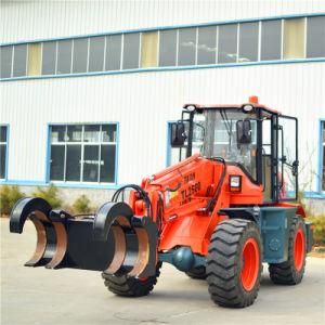 4WD Tractor with Front End Shovel Loader Tl2500 Agricultural Farming Wheel Loader