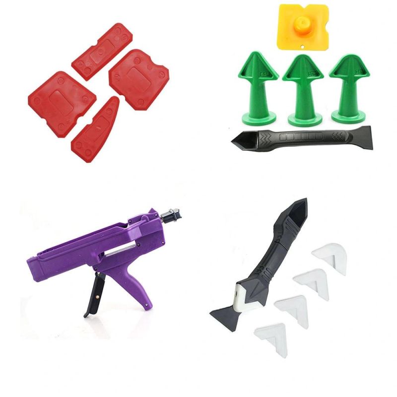 Construction Tool Sealer Scraper Cement Scraper Seaming Tools Joint Filling Rubber Scraper Angle Scraper Caulking Tool Cleaning Sealant Glue Shovel