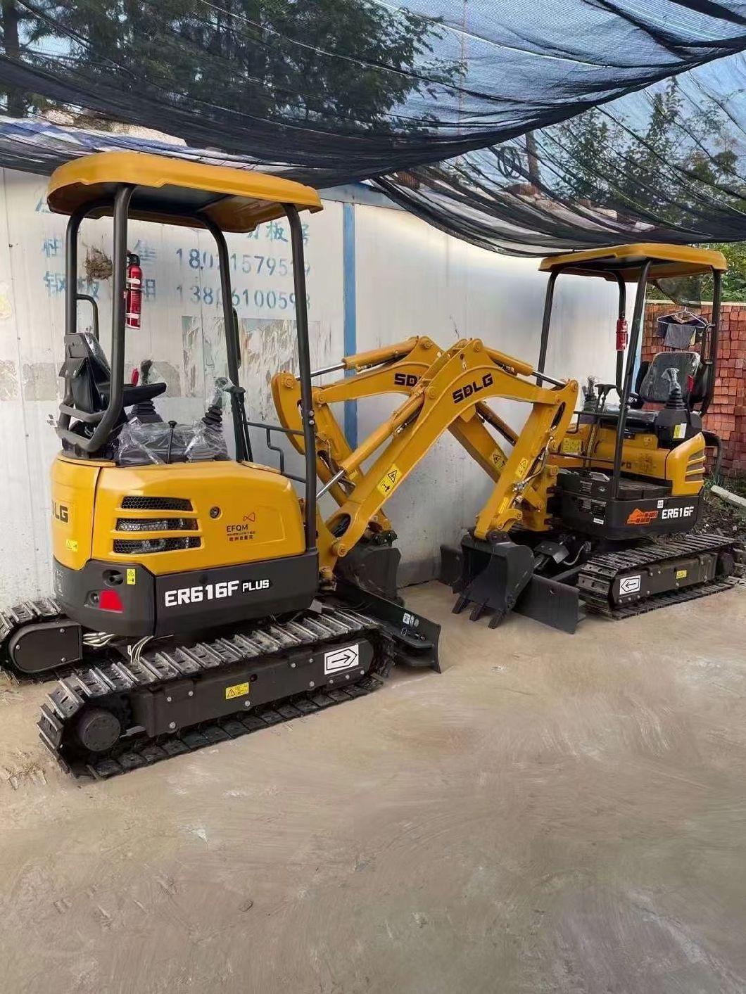 Hot Selling Digger Mini Excavator Excavators Er616f Hydraulic Crawler Second Hand Small Used Er616f Excavator Excavadora Usada Excavatrice for Sale