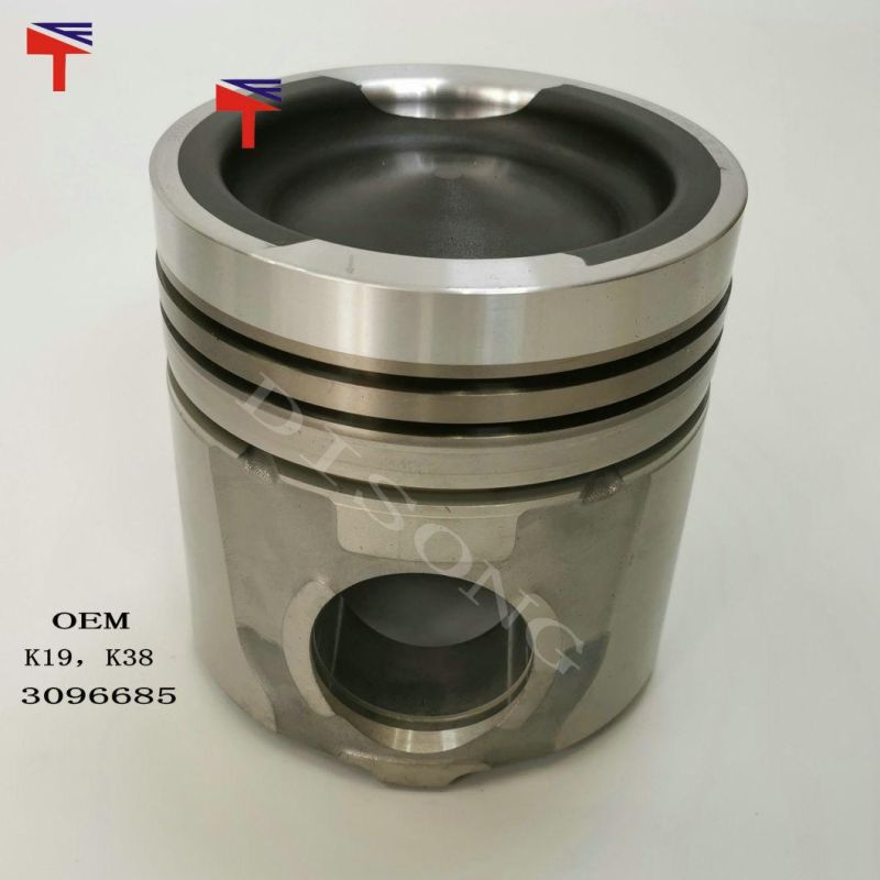 High-Performance Diesel Engine Engineering Machinery Parts Piston 3096685 for Engine Parts K19 K38 Generator Set