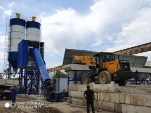 Big Sale 25m3/H Batching Plant, Simple Structure Concrete Mixing Plant