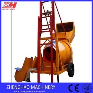 Jzcl Portable Diesel Concrete Mixer with Lift