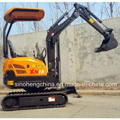Construction Equipment Mini Hydraulic Crawler Excavator Xn16