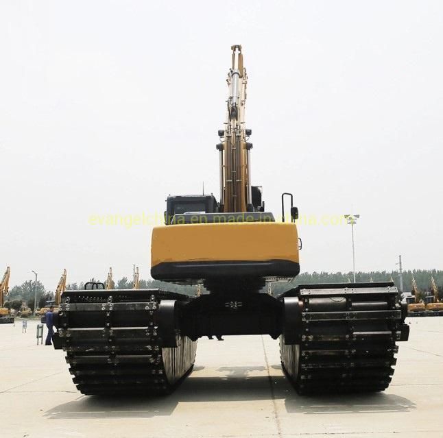 Amphibious Excavator Dredger 0.93m3 Bucket Xe215s with Pontoon