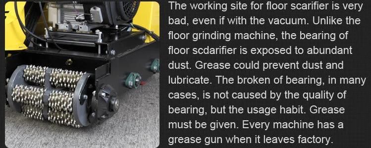 Concrete Floor Surface Scarifier Planer Asphalt Milling Grooving Road Marking Removal Road Construction Machinery