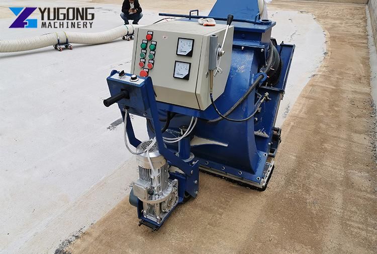 Movable Warehouse Floor Road Surface Cleaning Steel Plate Shot Blasting Machine