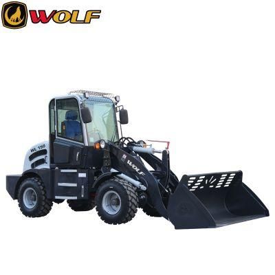 Skid Steer Zl915 Euro V Mini Wheel Loader with Backhoe