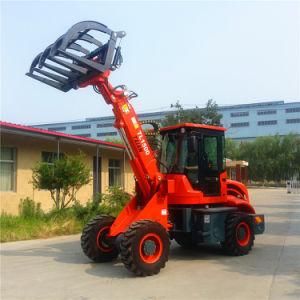 1500kg Telescopic Front End Wheel Loader Tl1500 Articulated Mini Wheel Loader with Ce