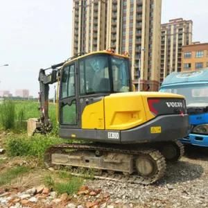 Good Working Hydraulic Small Digger Backacting Shovel Second Hand Crawler Excavator Mini Volvo80