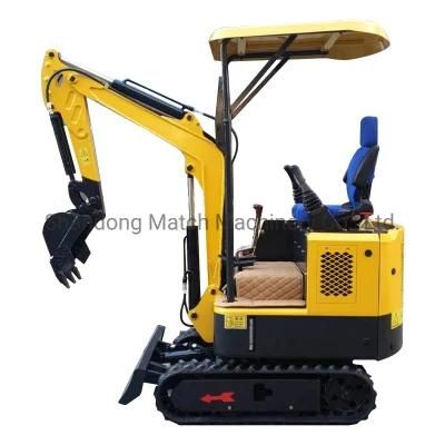 Hydraulic Mini Excavator 1500kg with Breaker, Auger, Ripper, Gripper