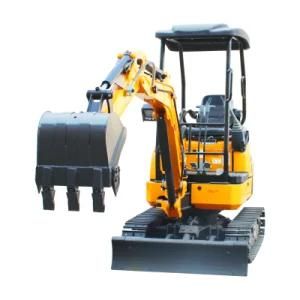 2.5 Ton 3 Ton Micro Compact Excavator with Track Hydraulic Small Amphibious Excavator Crawler Mini Excavator for Garden Farm Home with CE