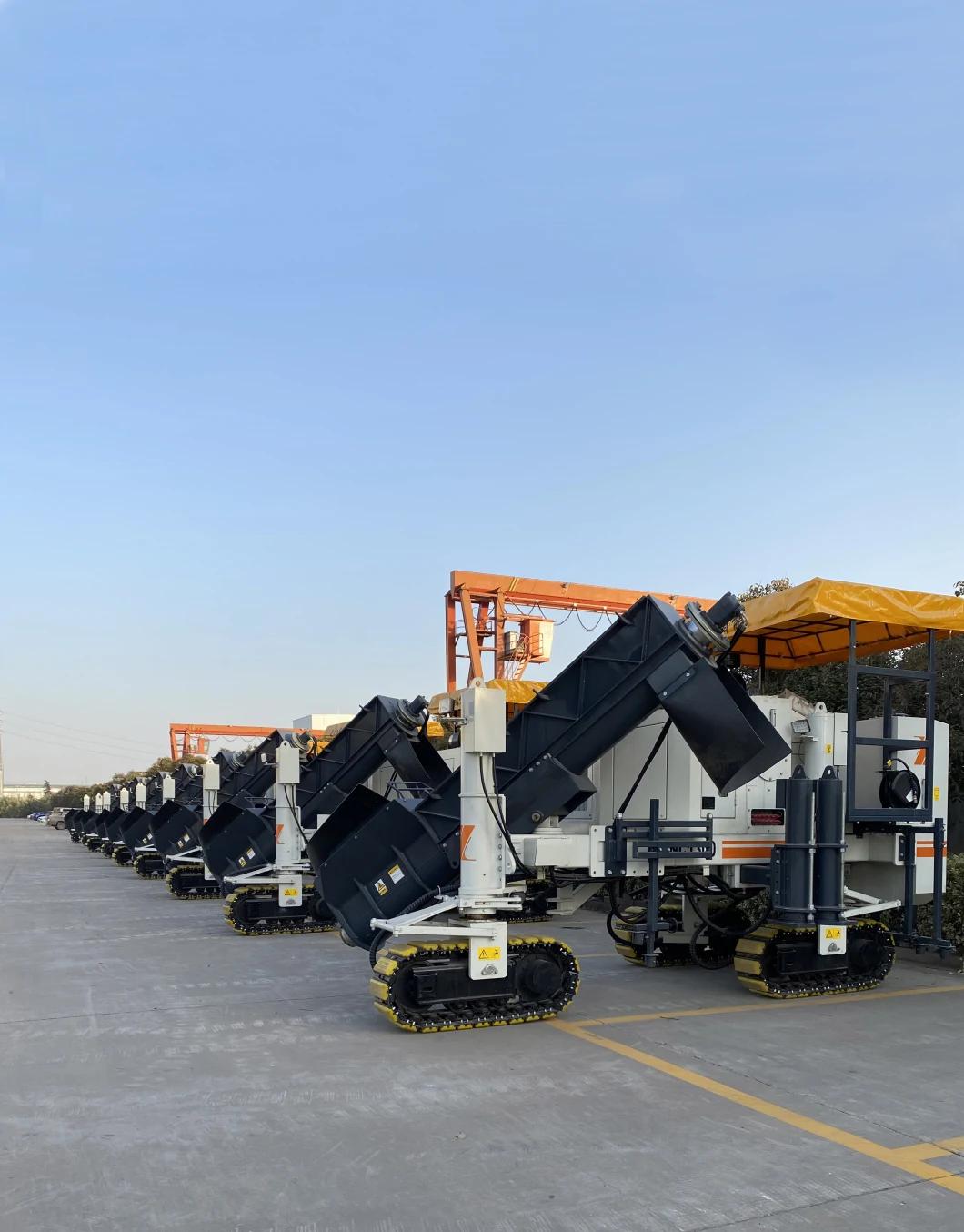 Road Construction Equipment Cement Concrete Paver Slip Forming Paving Crawler Road Asphalt Concrete Paver