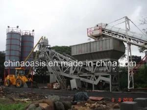 100m3/H Nflg Mobile Concrete Mixing Plant Equipment