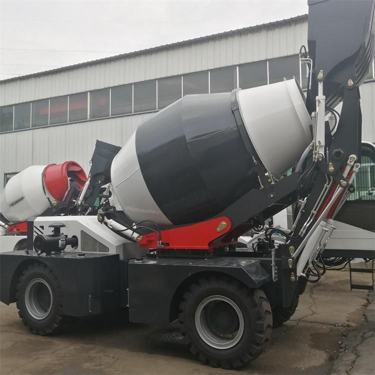 Luzun 3.0cbm Self Loading Concrete Mixer with Rotary Drum