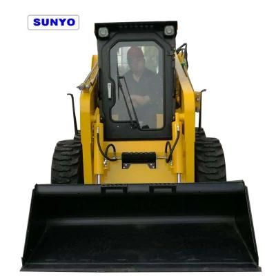 Jc75 Model Sunyo Brand Skid Steer Loader Is Similar with Mini Loader