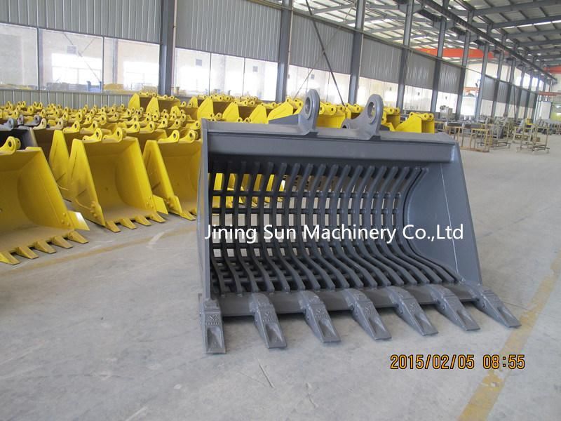 Excavator Attachment Skeleton Bucket for Volvo Excavator with Teeth