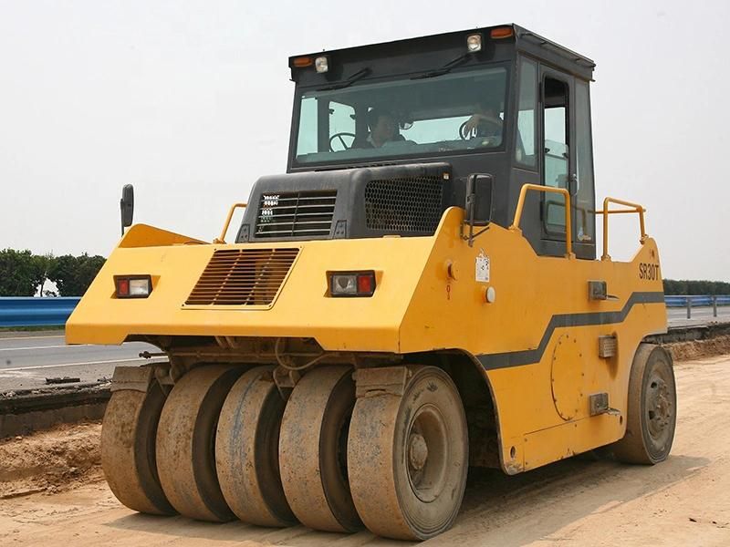Shantui Construction Machine Tyre Road Roller 30 Ton Sr30t Compactor