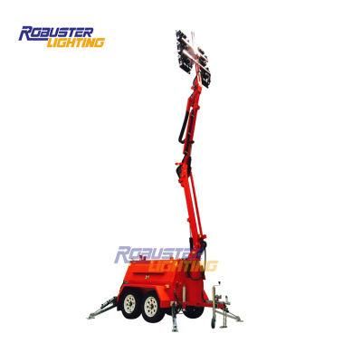 Top Lighting Performance Safety Hydraulic Mast LED Light Tower