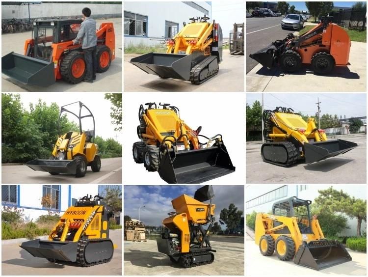 CE Certificated Mini Excavator, Mini Digging Machine Mini Skid Steer Loader for Sale