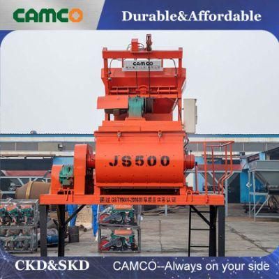 Chinese Manufacturer Js500 Self Loading Concrete Mixer