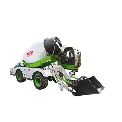 Huaya Mixer 1.5 M3 Mini Self Loading Concrete Mixers Trucks