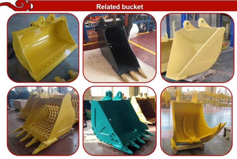 Hydraulic Tilt Cleaning-up Bucket for PC200, PC210, PC220 Excavator