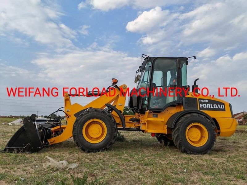 H928m Mini Loader with Quick Hitch, Forload Mini Wheel Loader and H928m Small Front End Wheel Loader