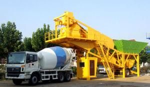 Yhzs40 Mobile Concrete Mixing Plant Design for Island